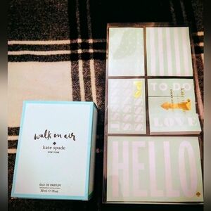 Kate Spade 🩵Walk On Air  NIB 30ML+Kate Spade 🩵sticky notes